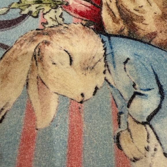 Gucci Kids Pastel Striped Tee with Bunny Design - Picture 9 of 10